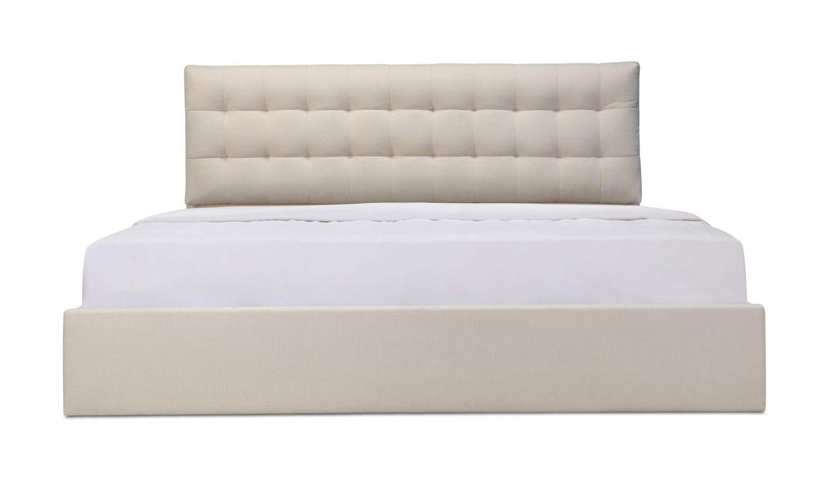Sebastion Storage Bed in Cream by Moe's