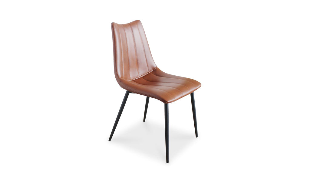 Alibi Dining Chair Brown - Set of Two by Moe's - view 6