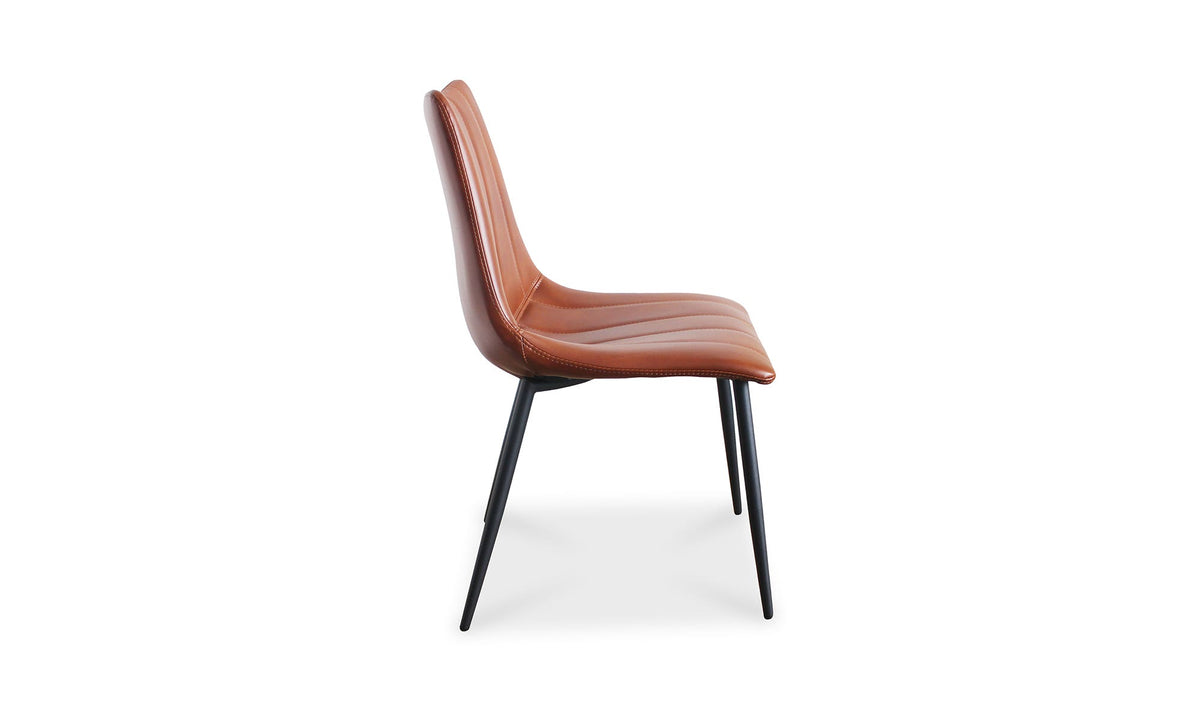 Alibi Dining Chair Brown - Set of Two by Moe's - view 7