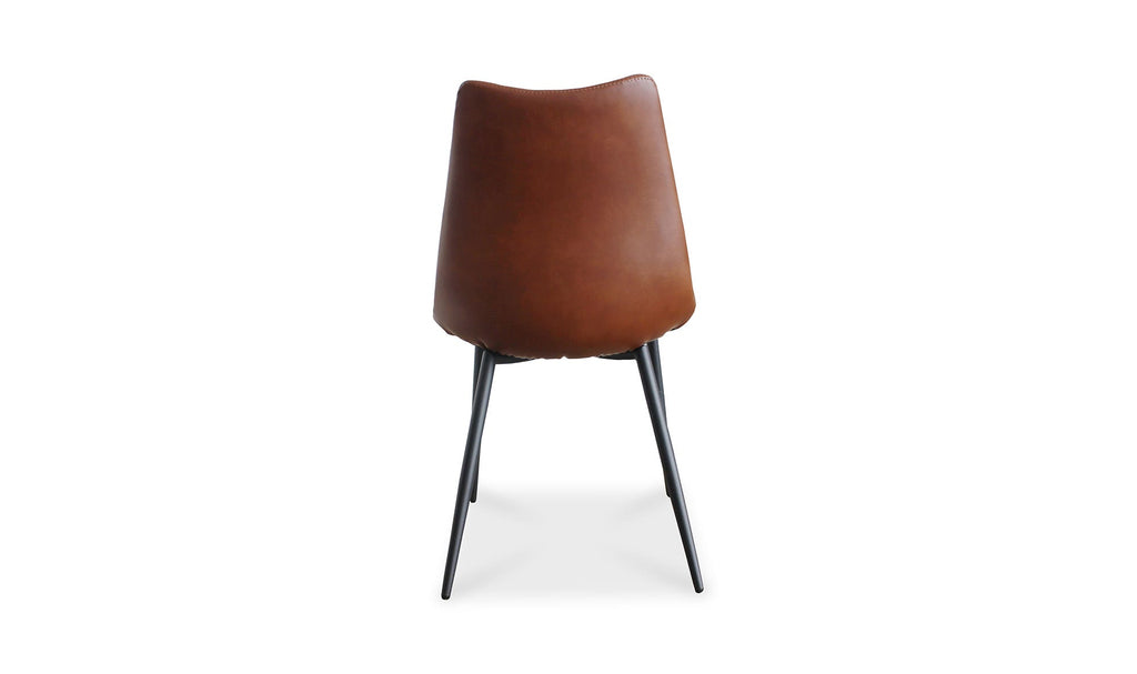 Alibi Dining Chair Brown - Set of Two by Moe's - view 8