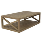 Coastal Teak X Coffee Table