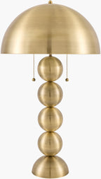 Vellon Dome Table Lamp in Brass