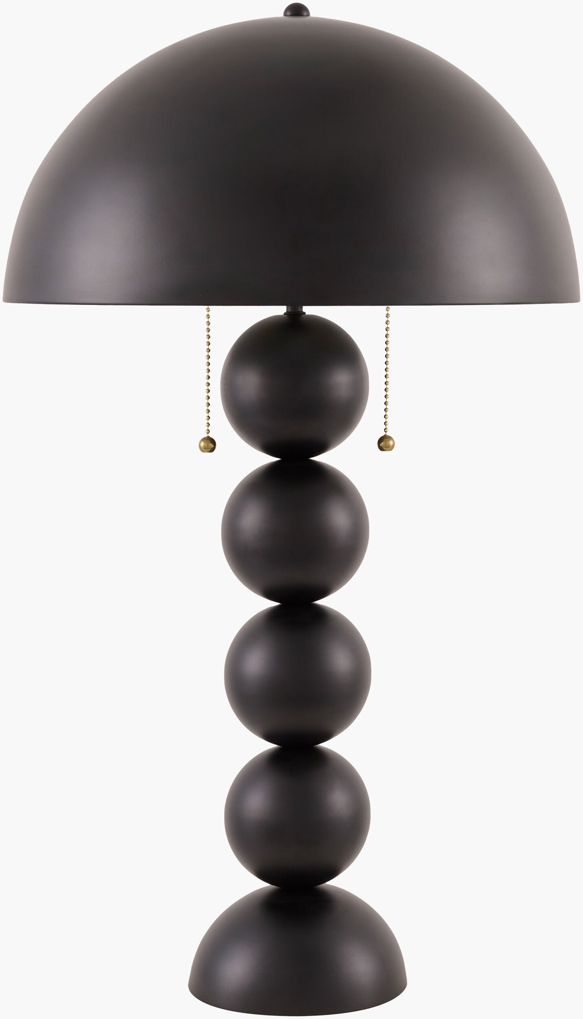 Vellon Dome Table Lamp in Black