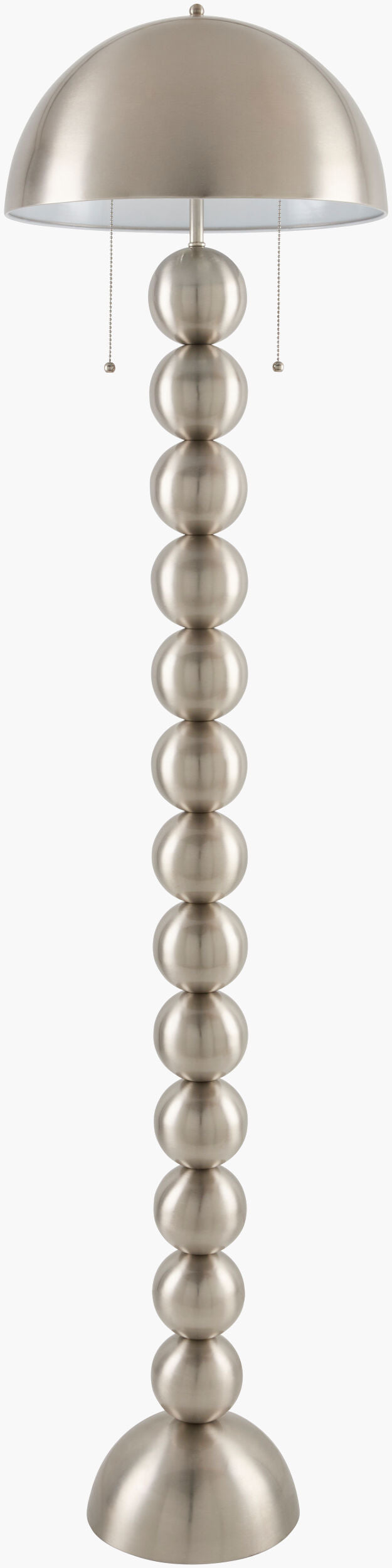 Vellon Dome Floor Lamp in Nickel