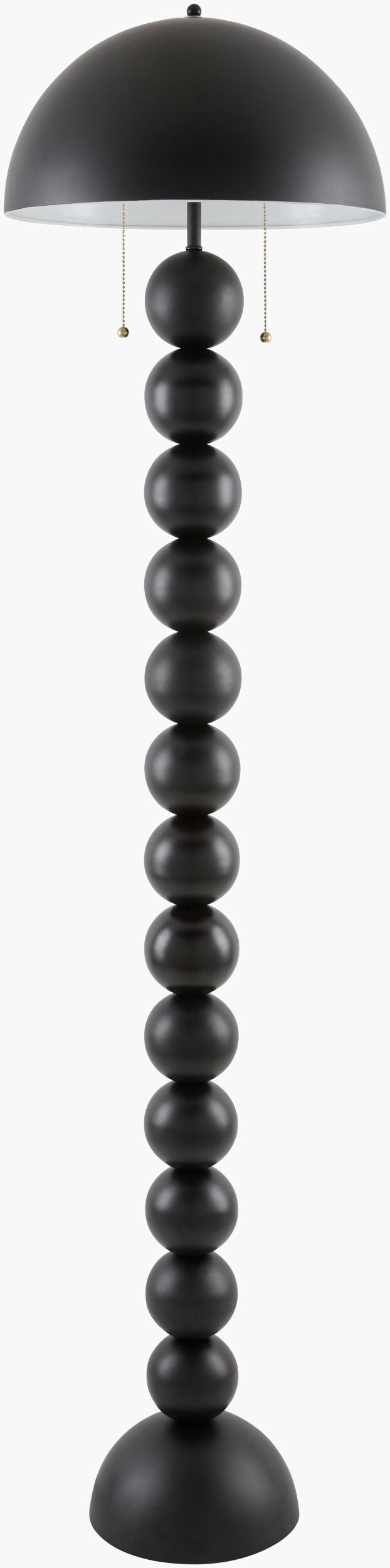 Vellon Dome Floor Lamp in Black