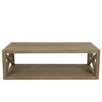 Coastal Teak X Coffee Table