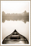 Lake Canoe wall art by Wendover Art