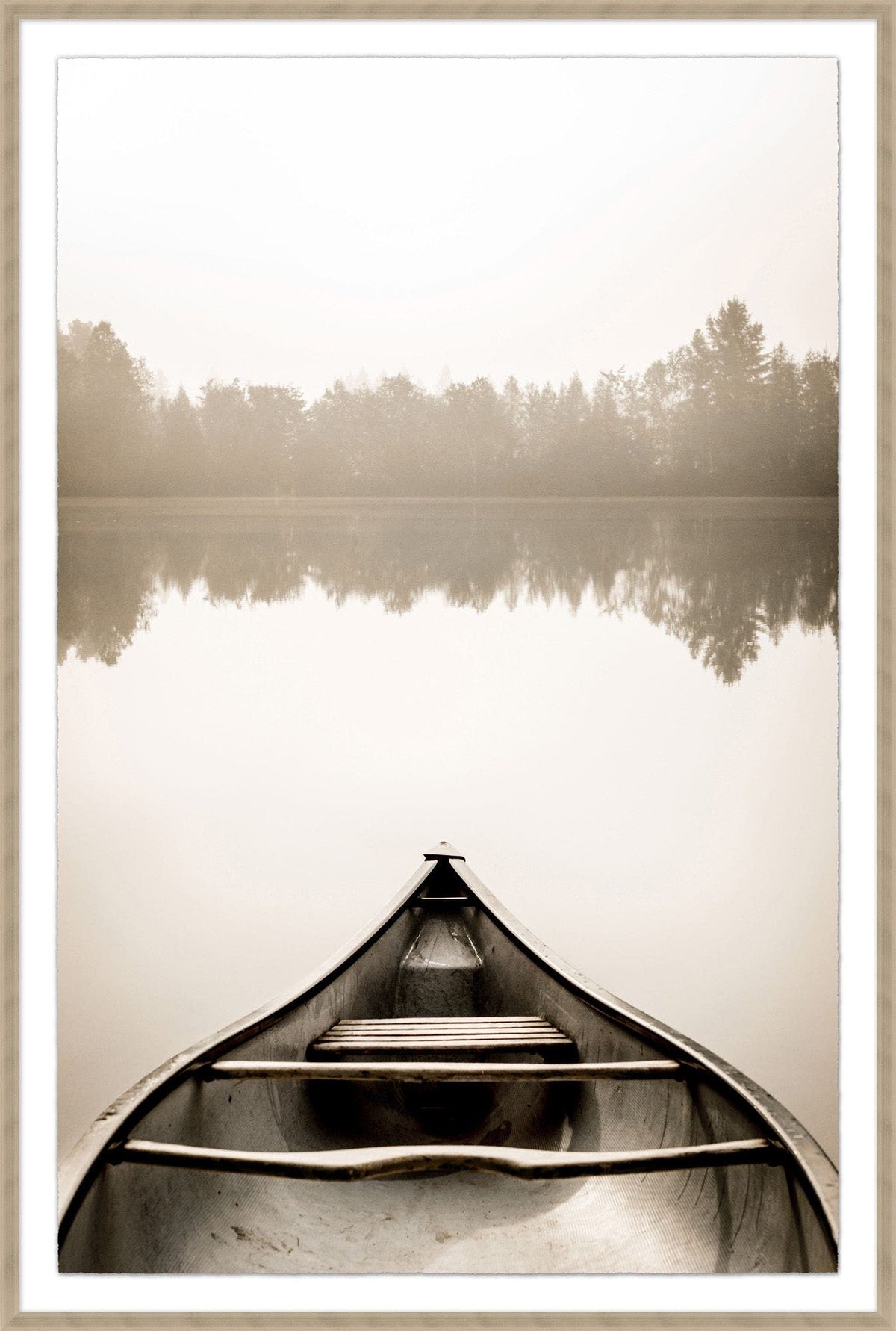 Lake Canoe wall art by Wendover Art