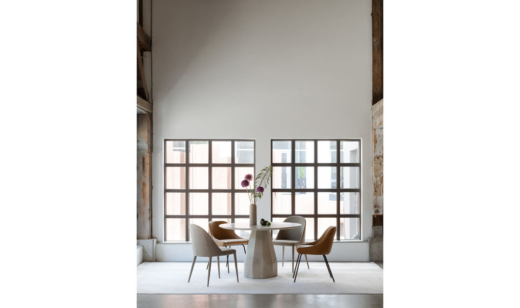 Burton Dining Chair Light Grey - Set of Two by Moe's - view 4