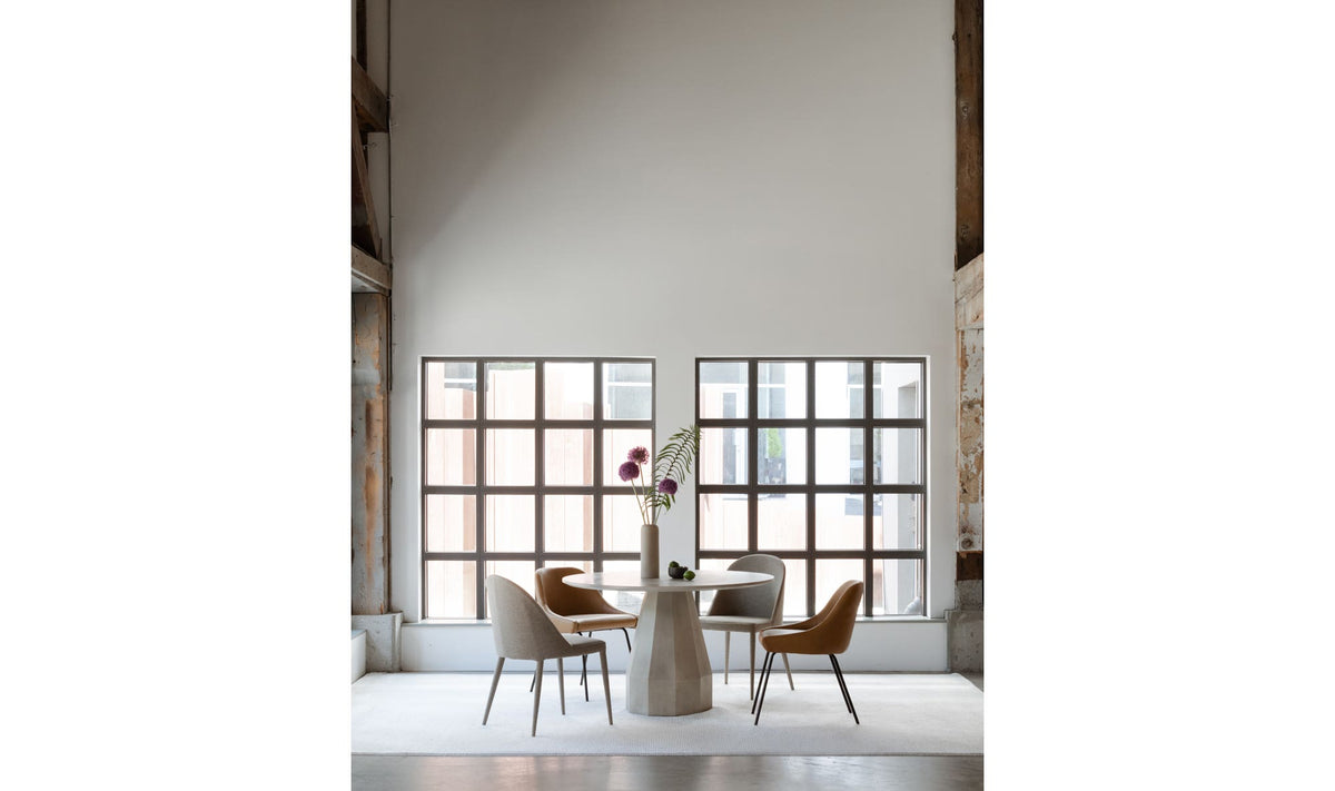 Burton Dining Chair Light Grey - Set of Two by Moe's - view 4