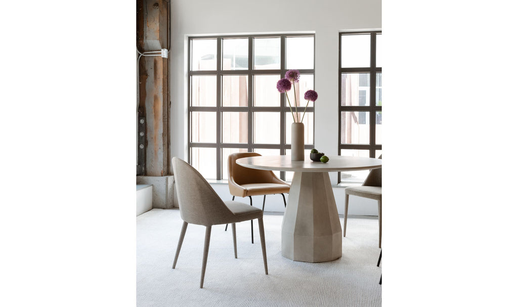 Burton Dining Chair Light Grey - Set of Two by Moe's - view 5