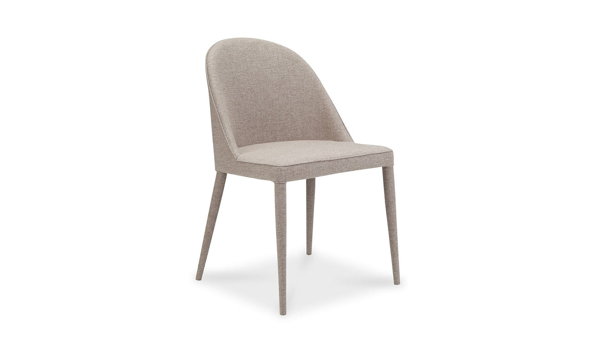 Burton Dining Chair Light Grey - Set of Two by Moe's - view 7