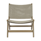 Coastal Teak Cushionless Accent Chair
