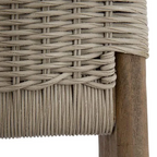 Coastal Teak Cushionless Accent Chair