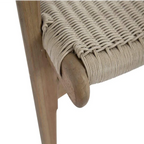 Coastal Teak Cushionless Accent Chair