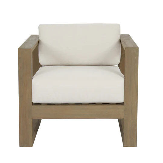 Coastal Teak Club Chair
