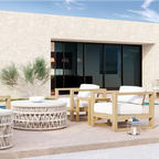 Coastal Teak Club Chair