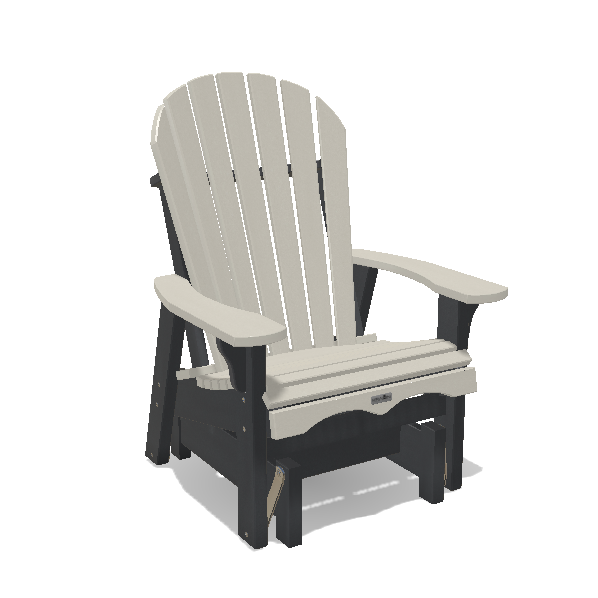 Old Fashioned Patio Glider Deluxe - Sand/Tungsten